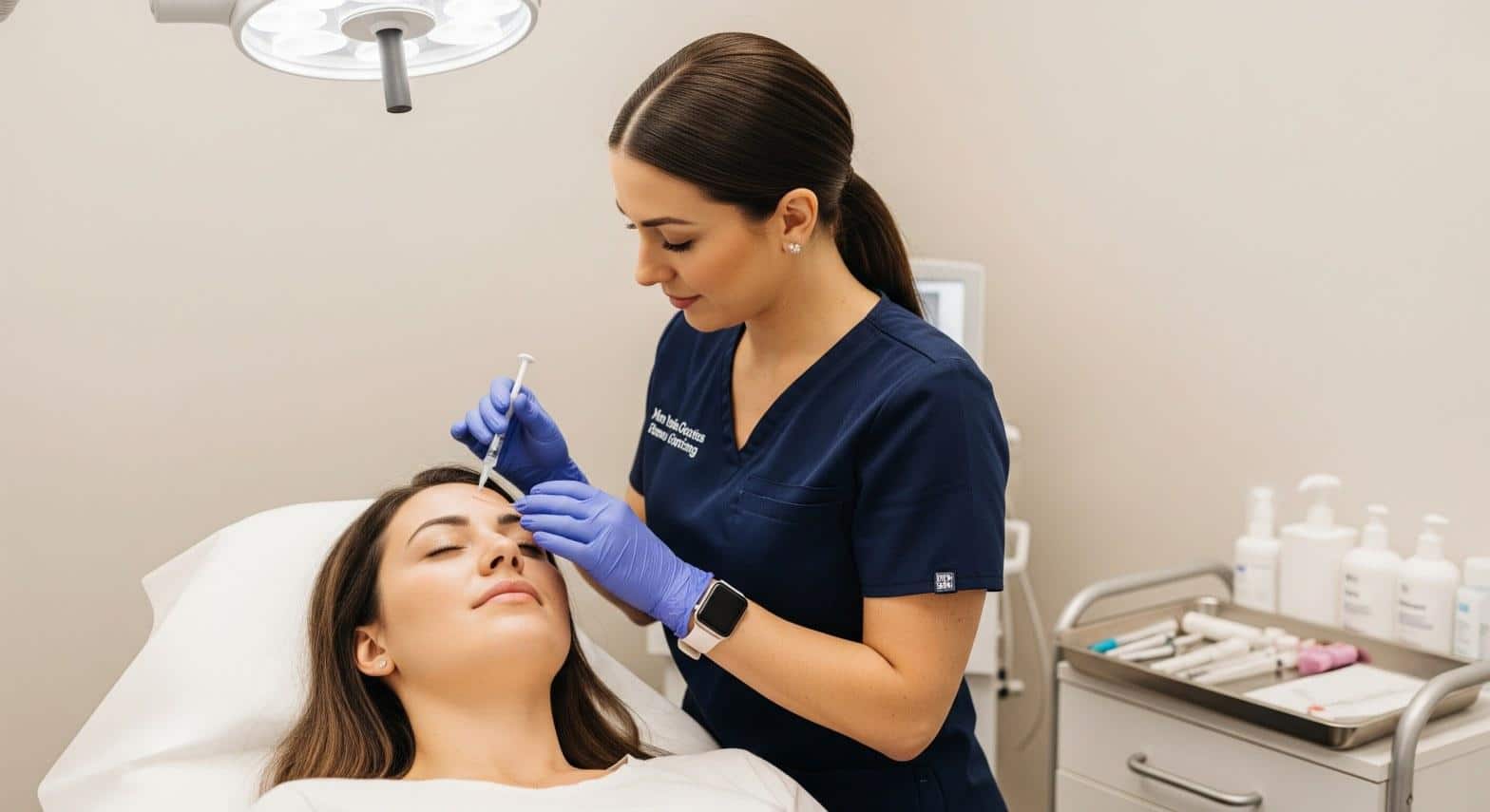 Professional Botox injection appointment at Beauty Solutions Med Spa in Westlake Village CA