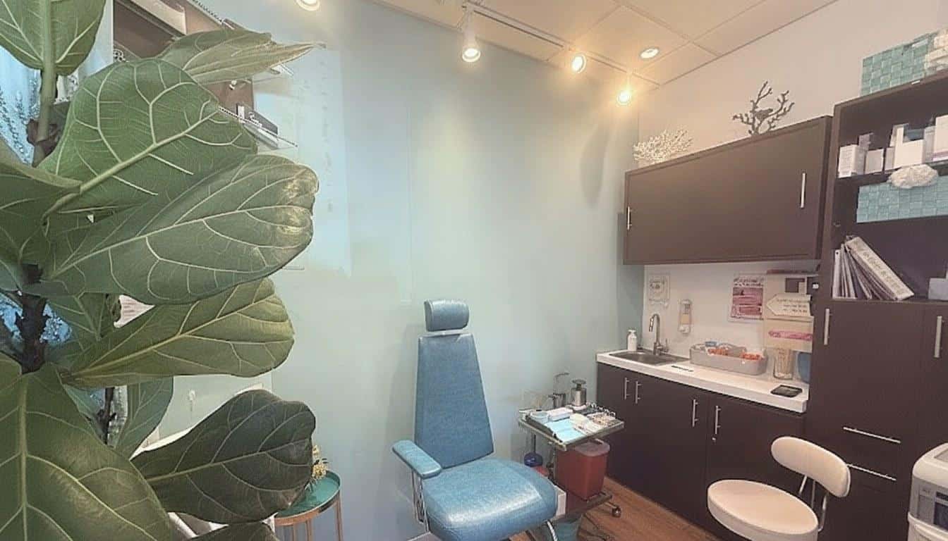 Inside the treatment room at Beauty Solutions Med Spa in Calabasas