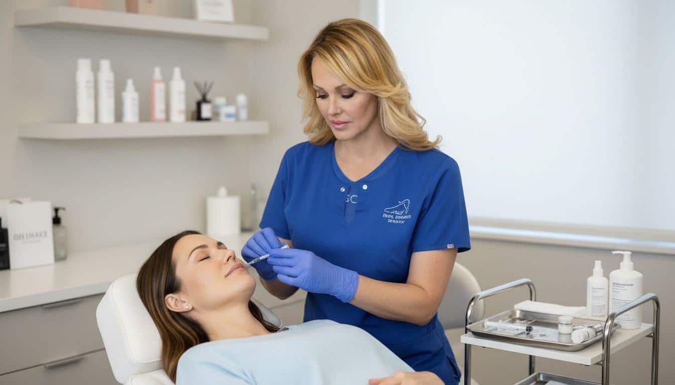 A Botox treatment at Beauty Solutions Med Spa in Calabasas