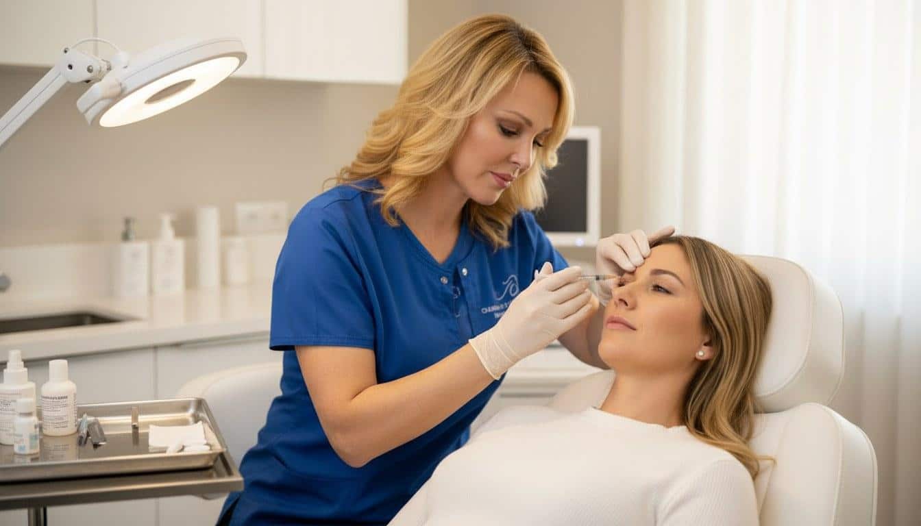 A Botox treatment at Beauty Solutions Med Spa in Calabasas