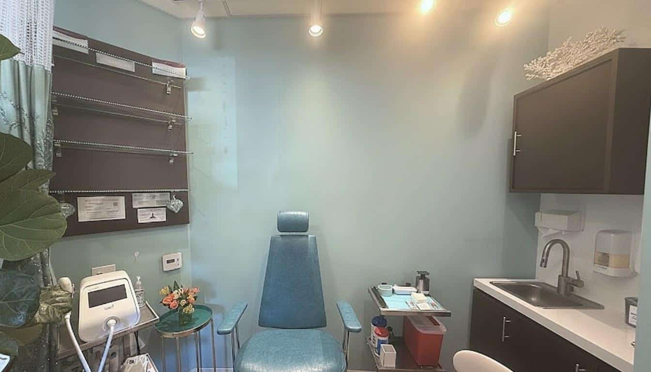 Inside the treatment room at Beauty Solutions Med Spa