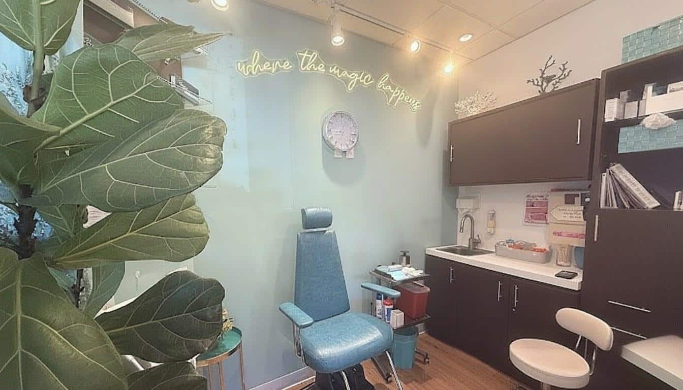 Inside the treatment room at Beauty Solutions Med Spa in Woodland Hills