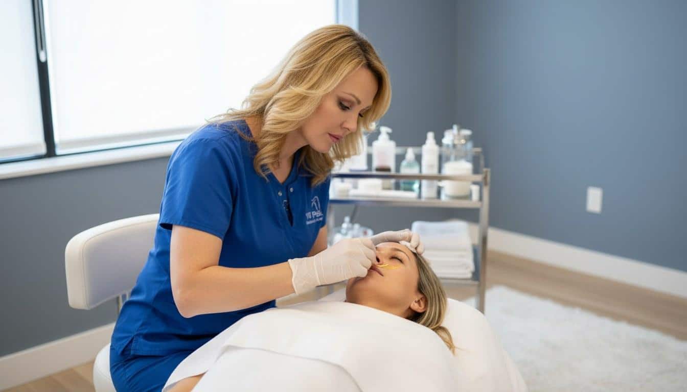 A vi peel treatment at Beauty Solutions Med Spa