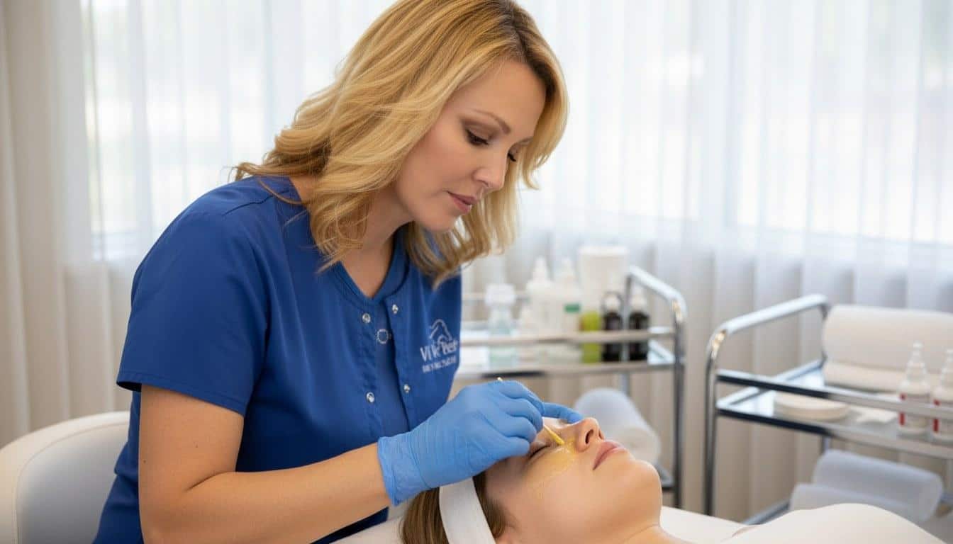 A vi peel treatment at Beauty Solutions Med Spa