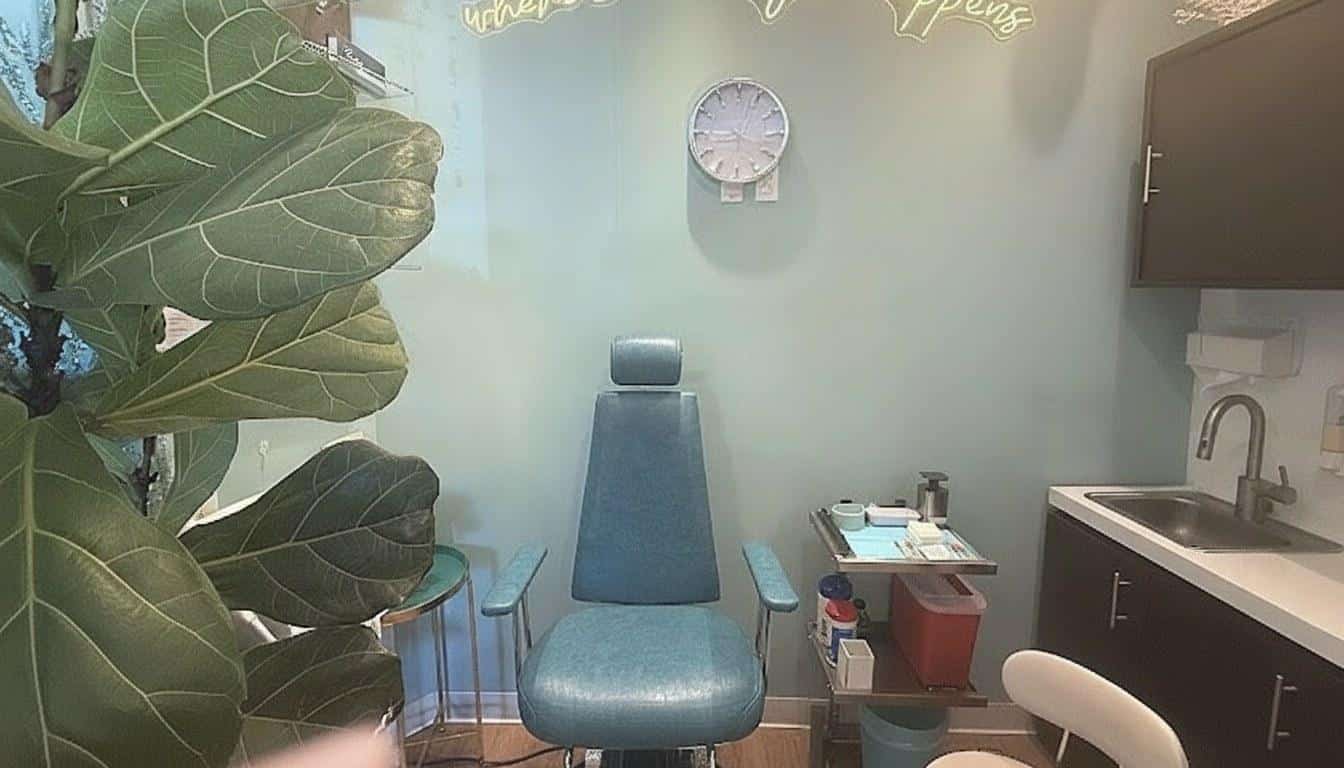 Inside the treatment room at Beauty Solutions Med Spa