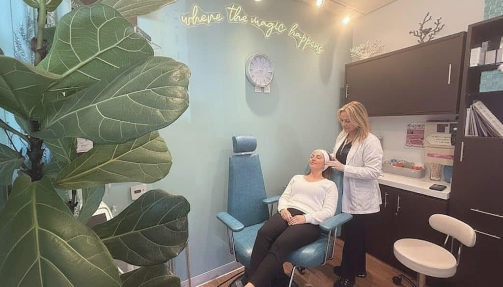 A botox treatment at Beauty Solutions Med Spa