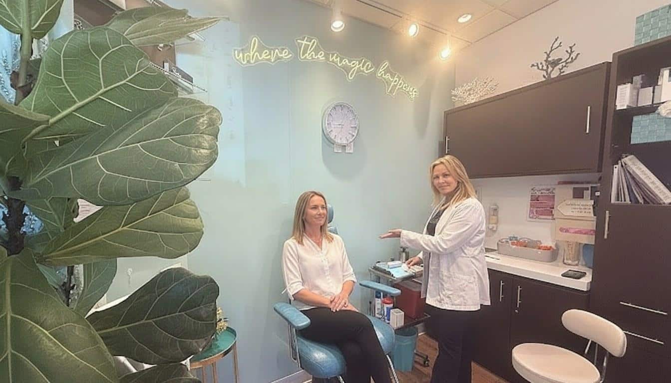 A botox treatment at Beauty Solutions Med Spa