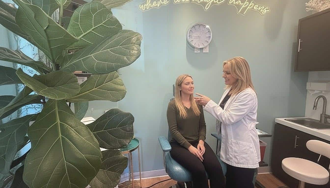 A dermal fillers treatment at Beauty Solutions Med Spa