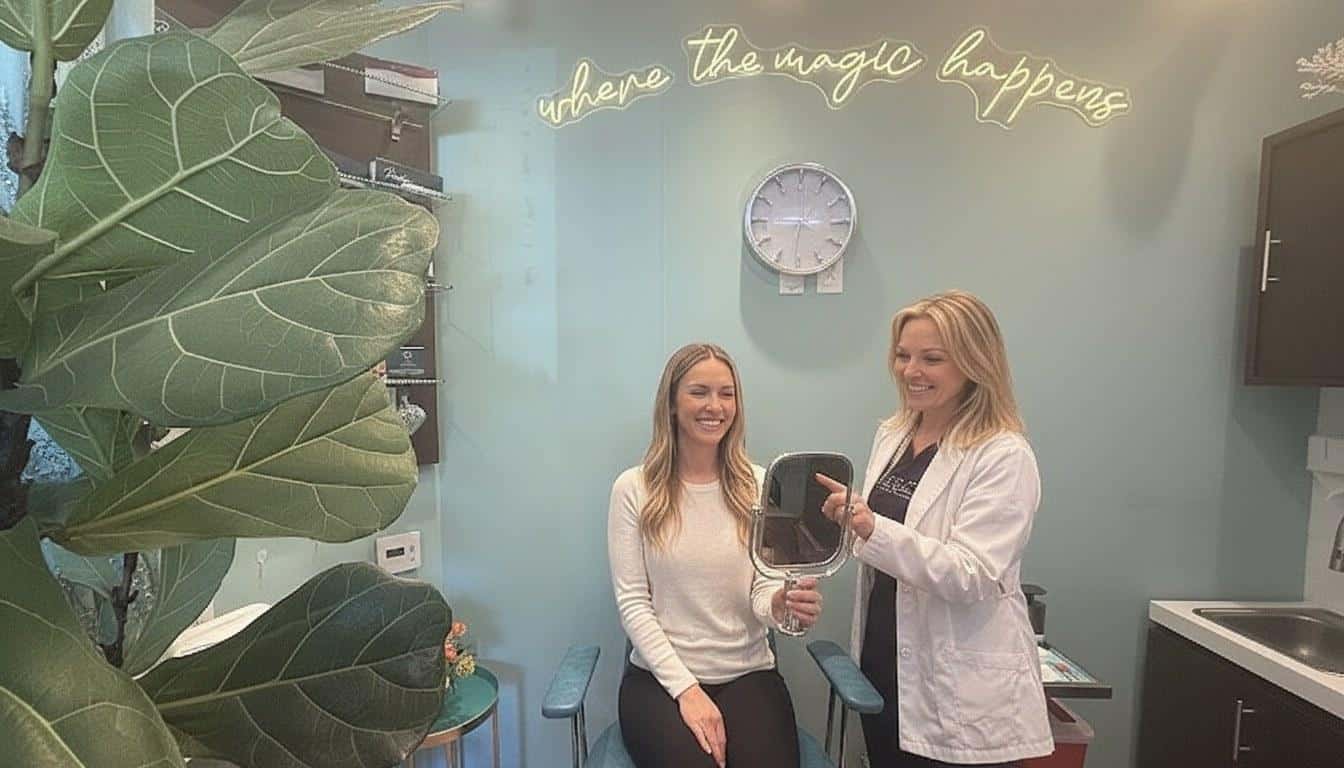 A botox treatment at Beauty Solutions Med Spa