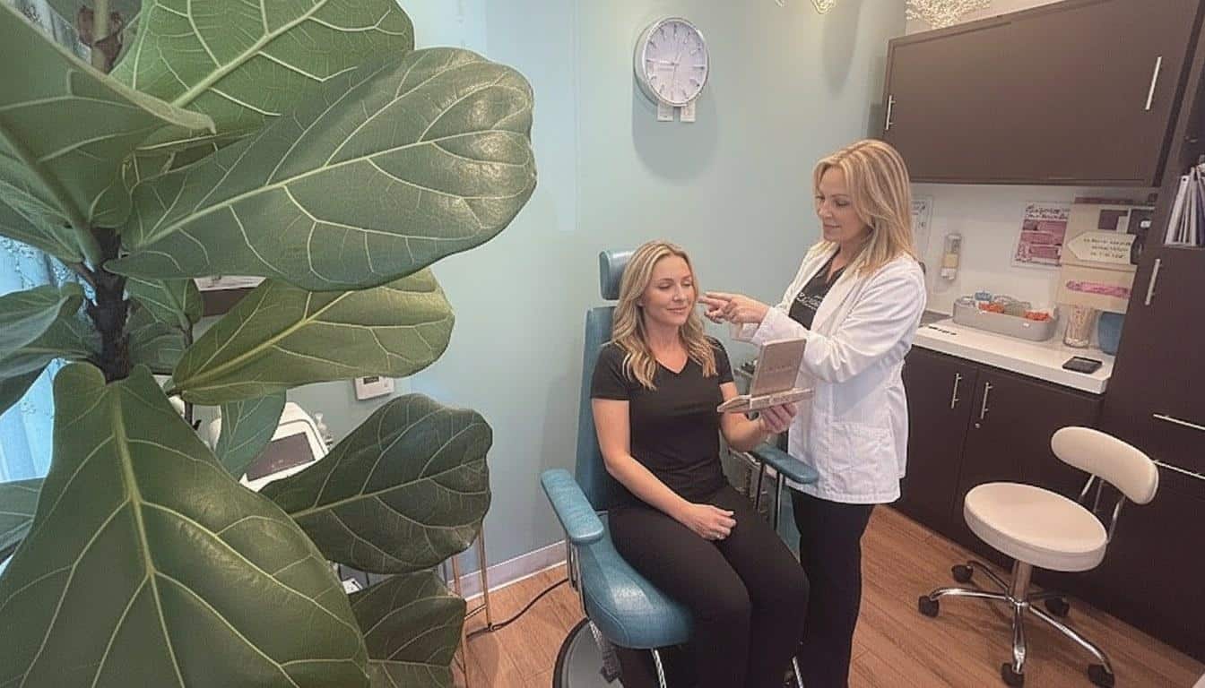 A botox treatment at Beauty Solutions Med Spa