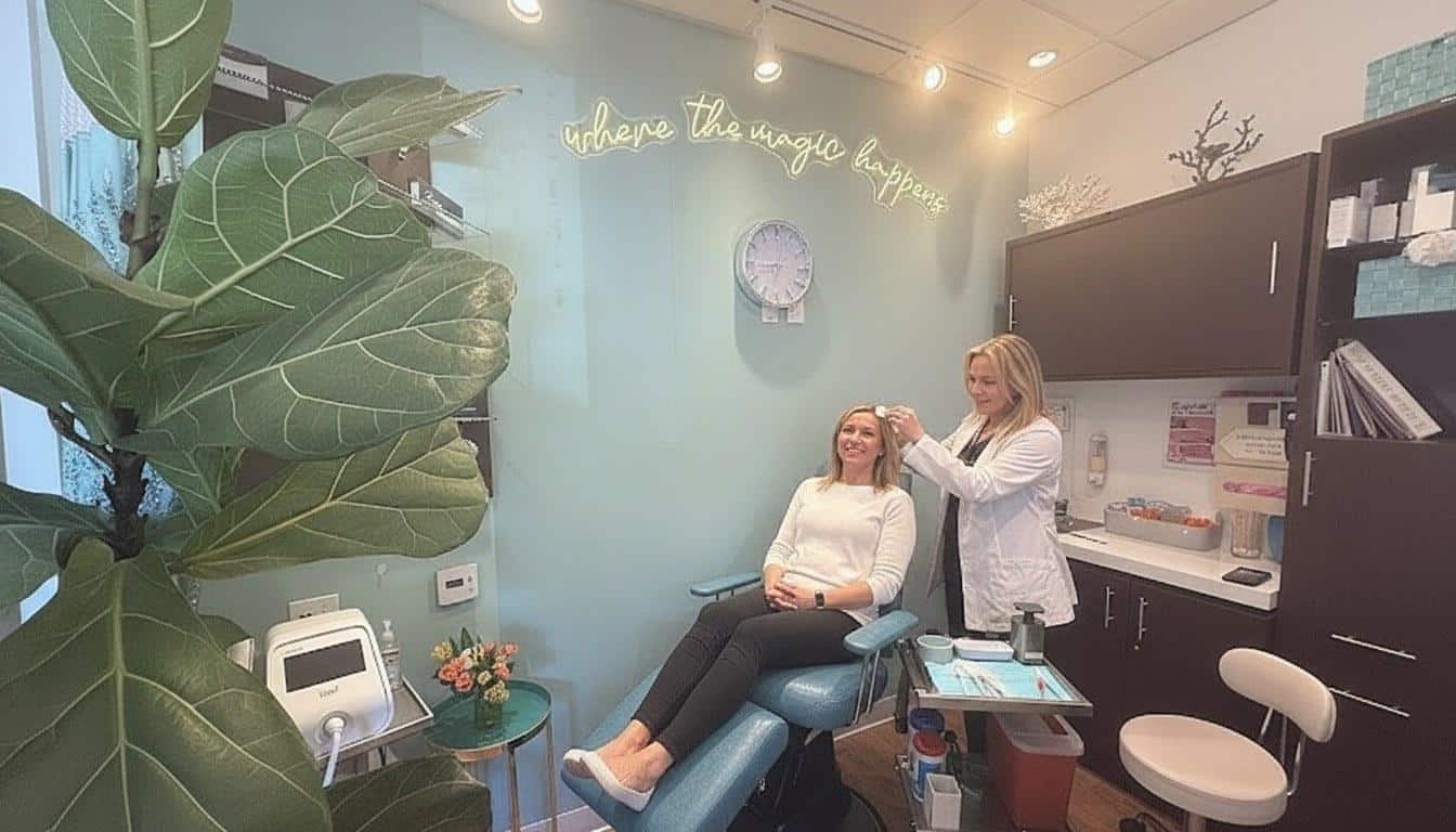 A botox treatment at Beauty Solutions Med Spa