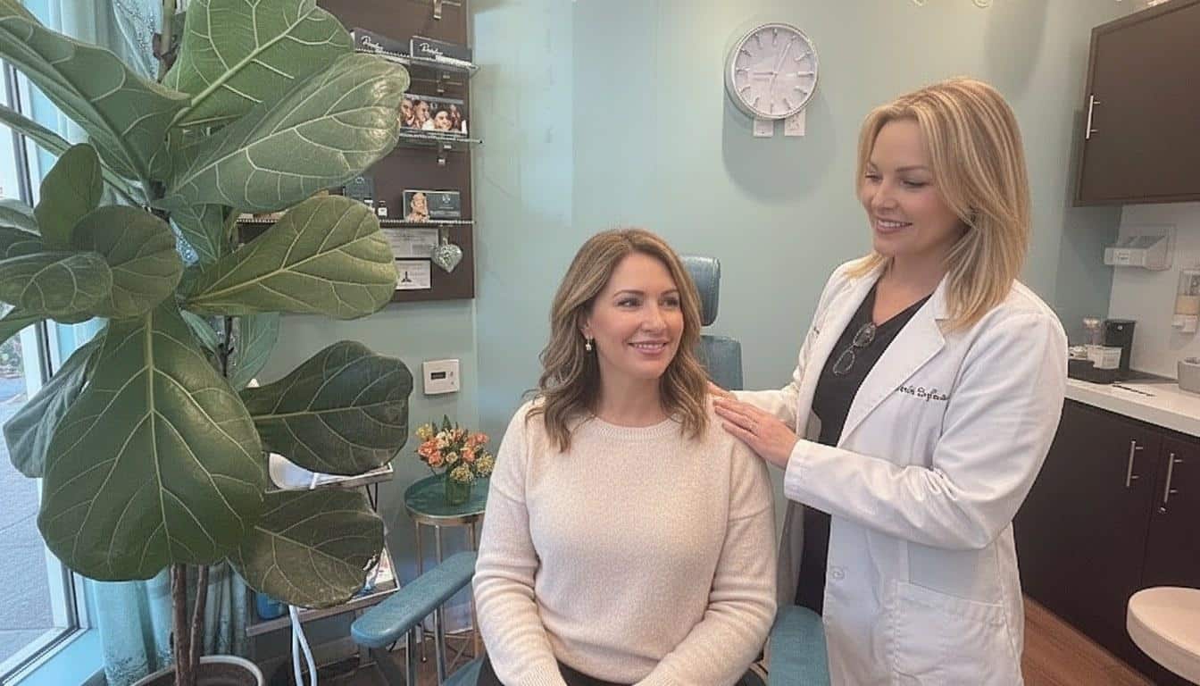 A botox treatment at Beauty Solutions Med Spa