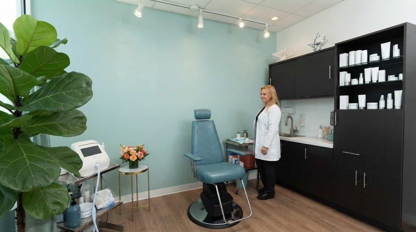 A treatment at Beauty Solutions Med Spa