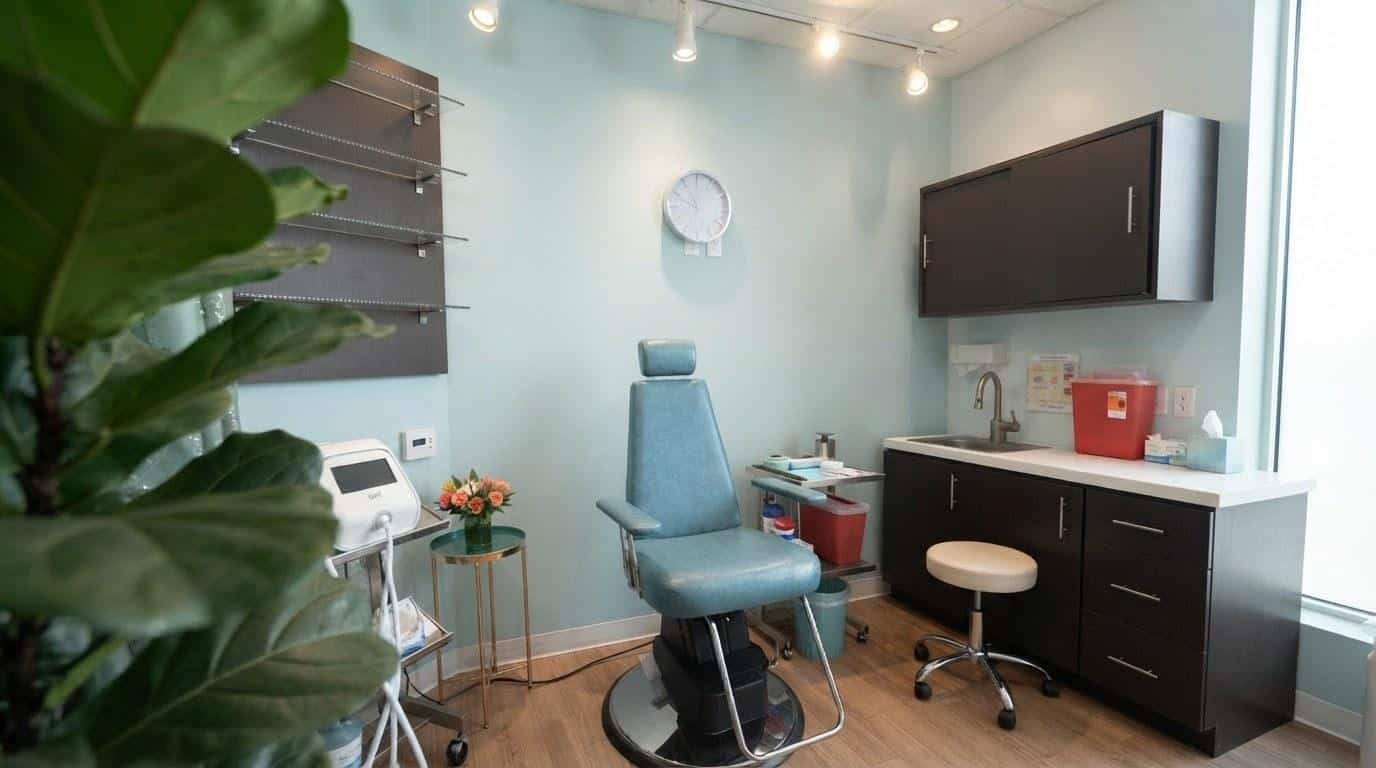A treatment at Beauty Solutions Med Spa
