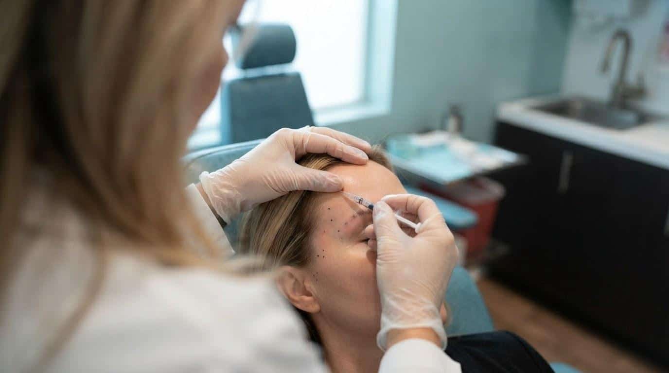 A botox treatment at Beauty Solutions Med Spa