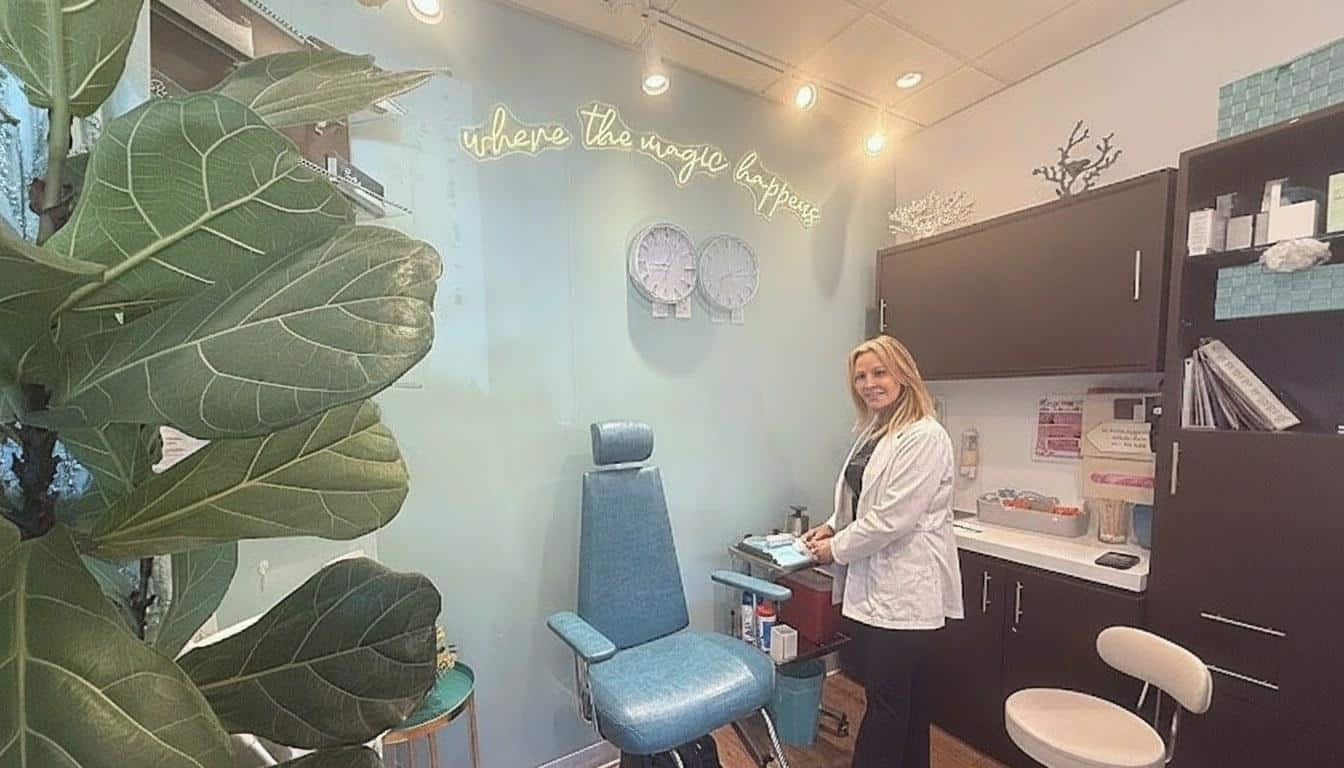 A dermal fillers treatment at Beauty Solutions Med Spa