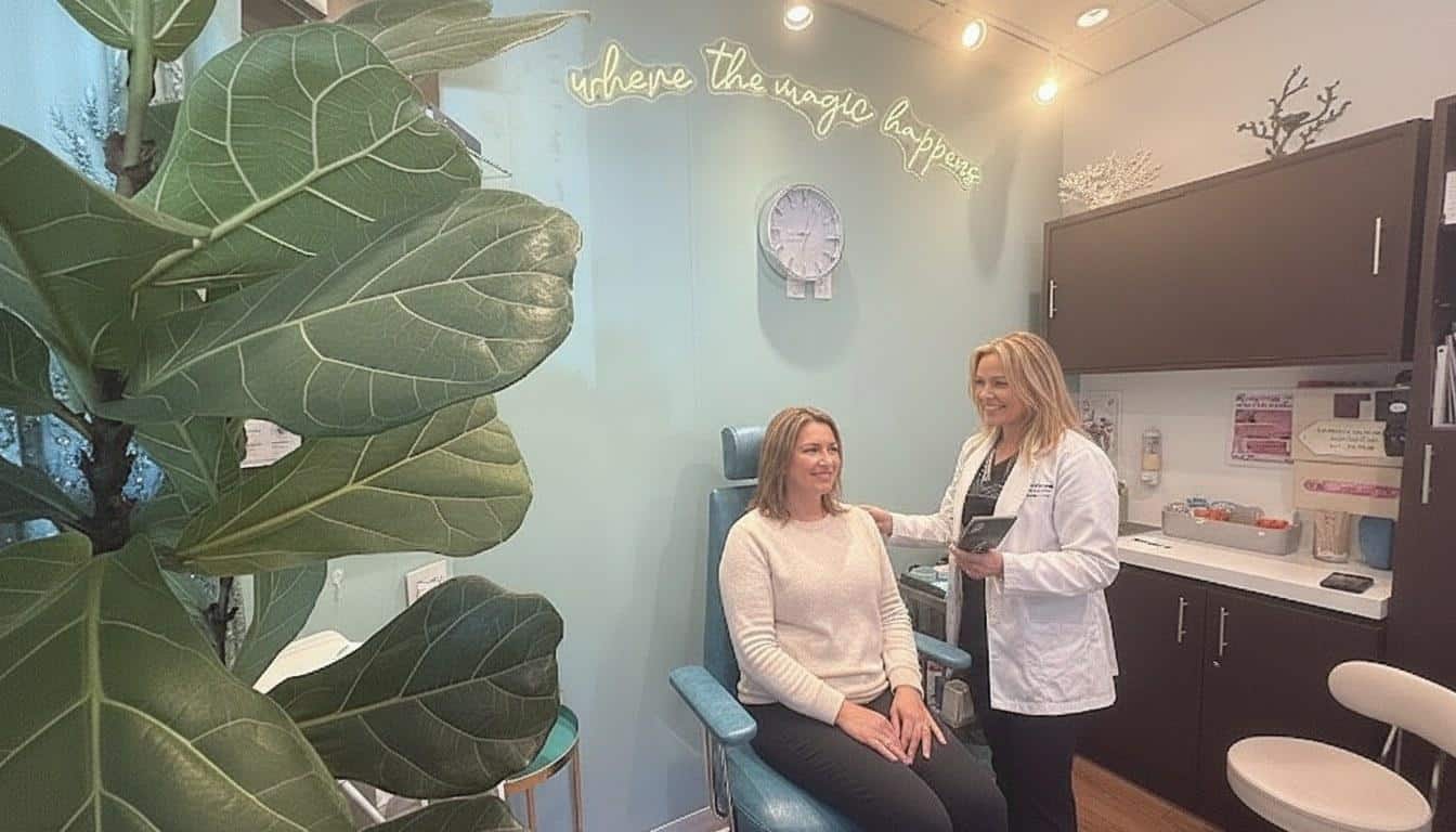 A dermal fillers treatment at Beauty Solutions Med Spa