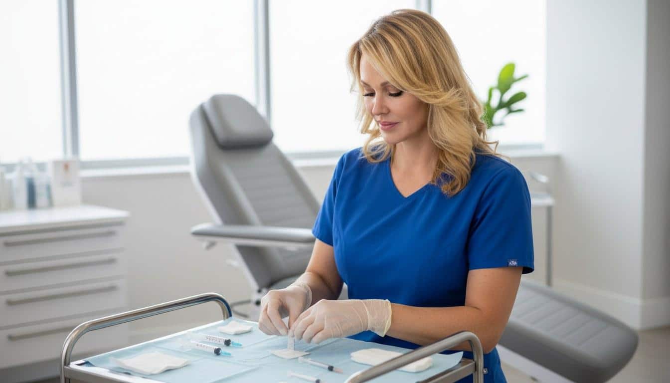 A dermal fillers treatment at Beauty Solutions Med Spa