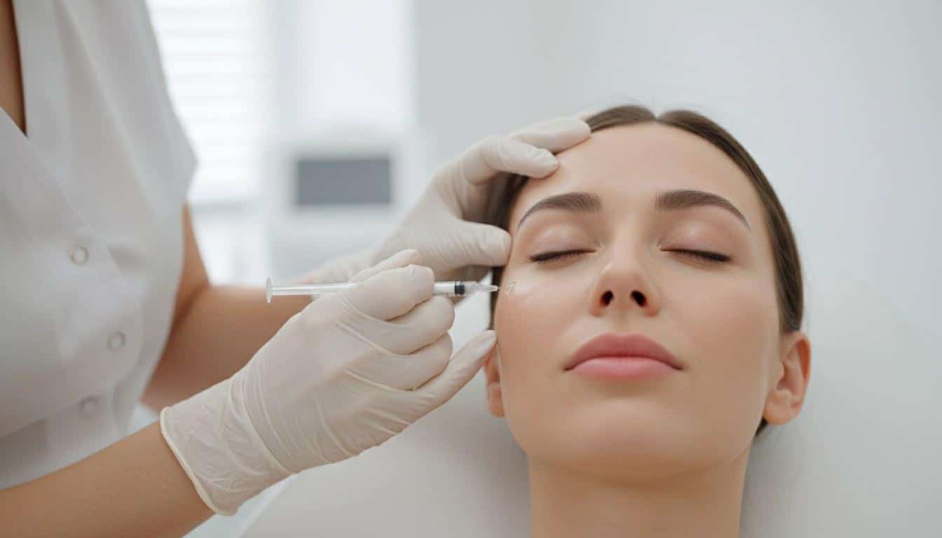 Close-up of a dermal fillers treatment at Beauty Solutions Med Spa