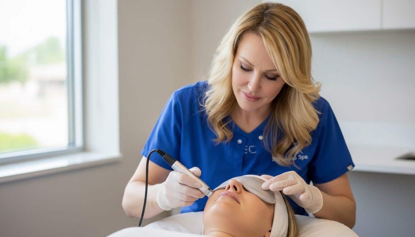 A treatment at Beauty Solutions Med Spa