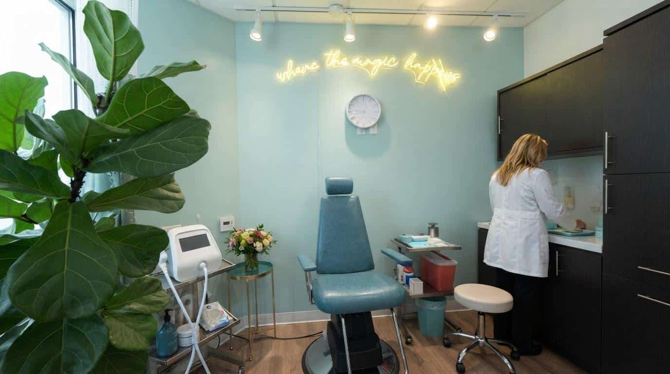 A xeomin treatment at Beauty Solutions Med Spa