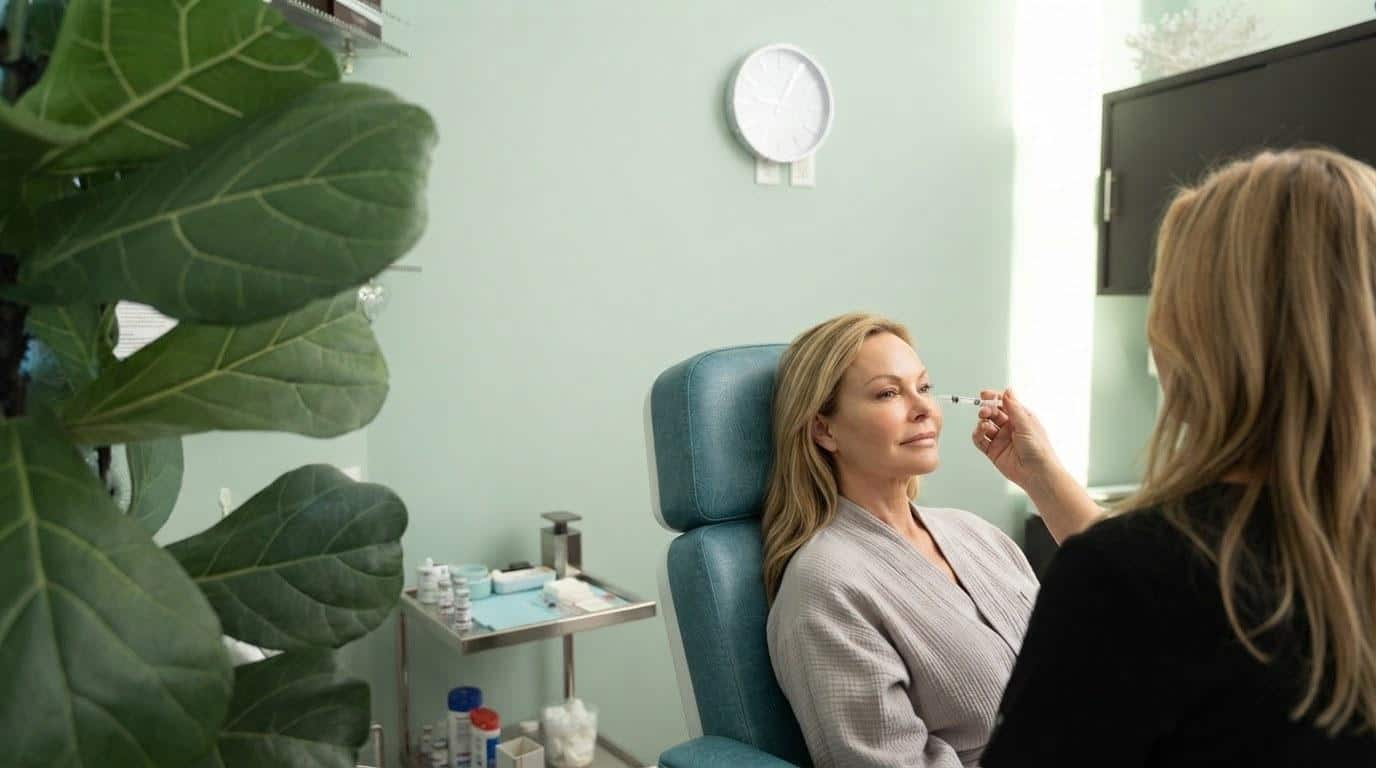 A botox treatment at Beauty Solutions Med Spa