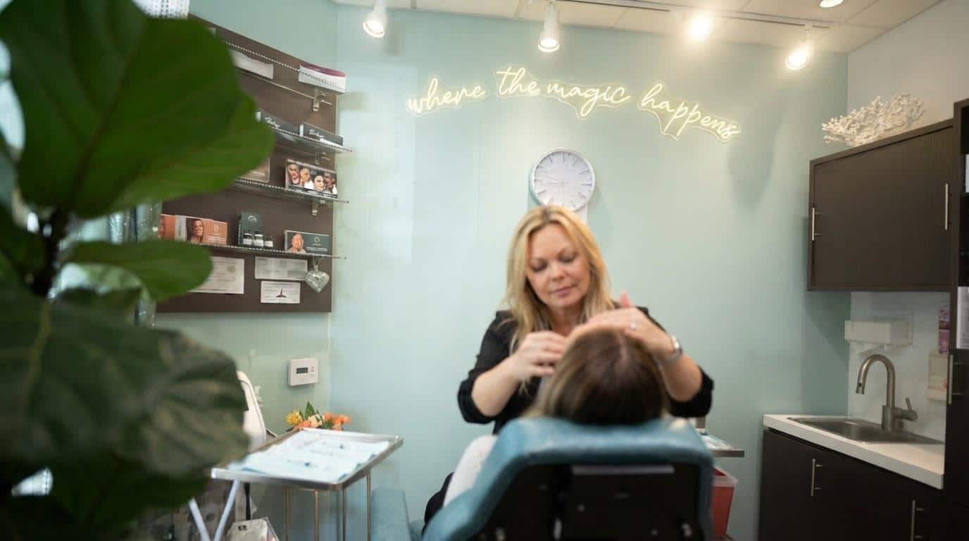 A botox treatment at Beauty Solutions Med Spa