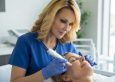 A microneedling treatment at Beauty Solutions Med Spa